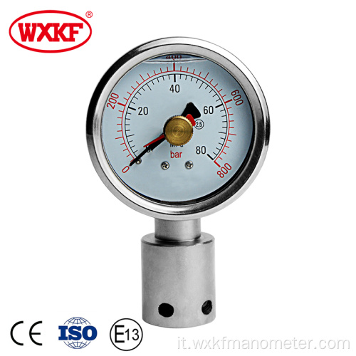 Indicatore di pressione a doppio puntatore da 60 mm